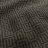 JF Fabrics SANDCASTLE Black/Brown (98) Upholstery Fabric