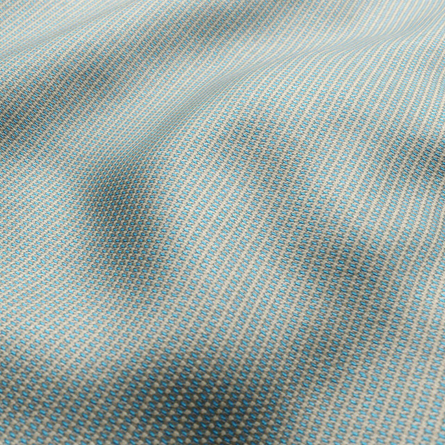 JF Fabrics SHORE Blue/Cream (63) Upholstery Fabric