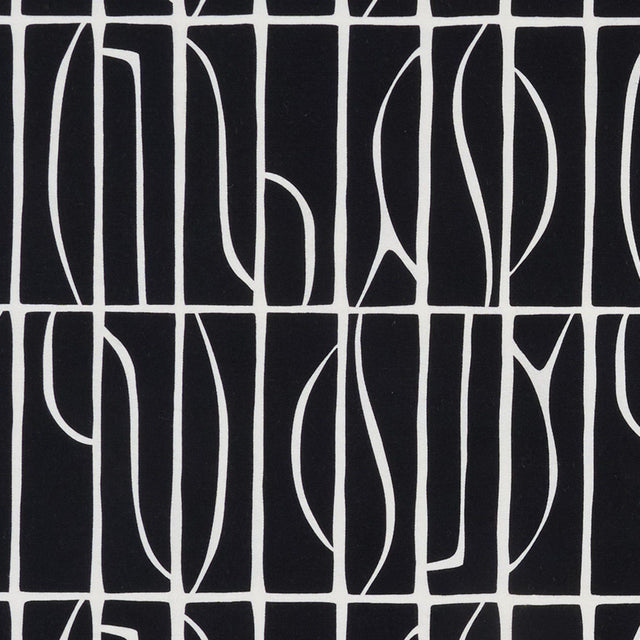 JF Fabrics UMA Black/White (99) Fabric