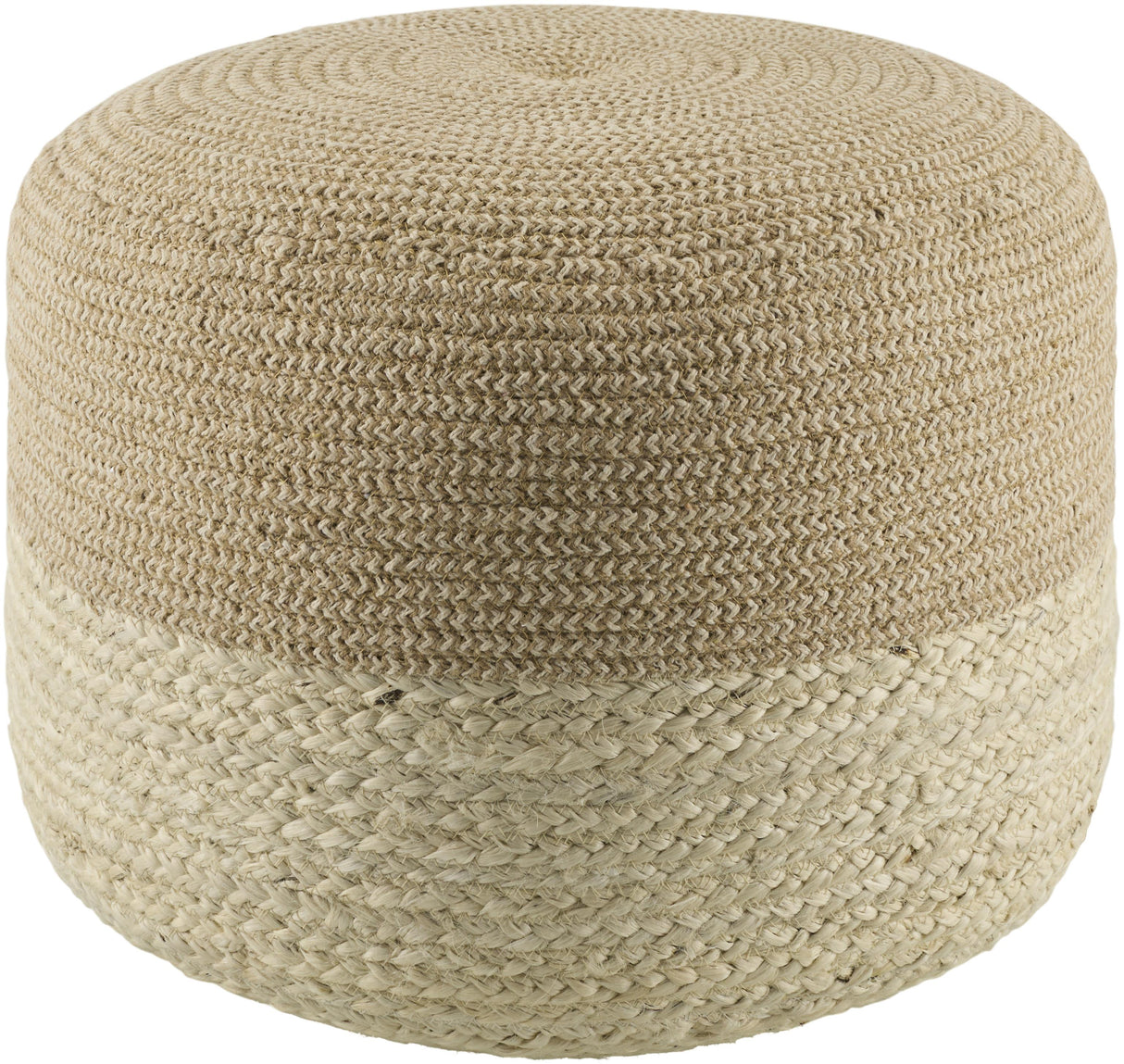 Surya Barkley BLPF-001 14"H x 18"W x 18"D Pouf