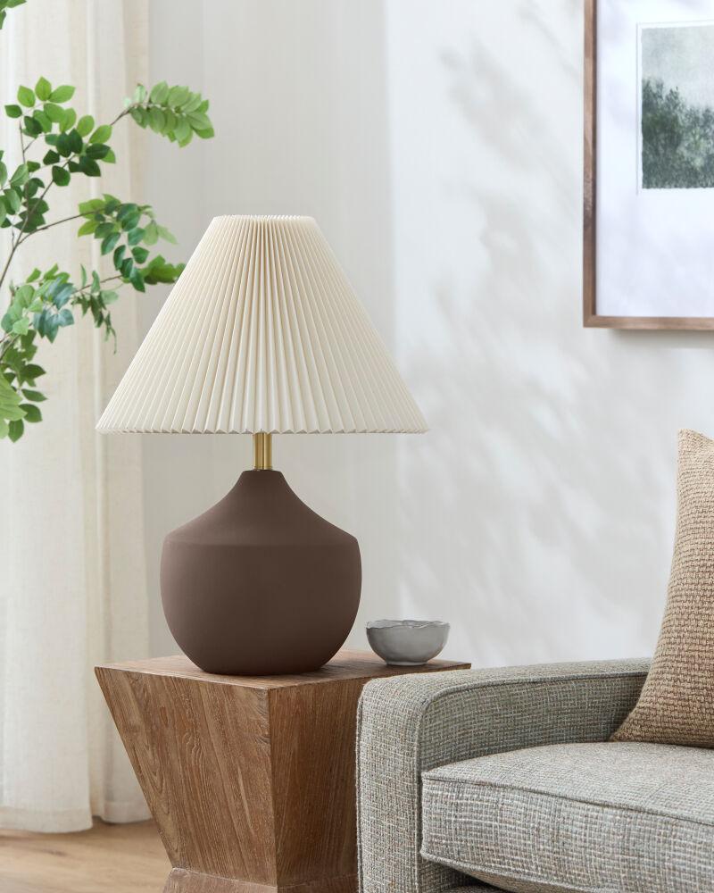 Livabliss Benson BNS-006 22"H x 17"W x 17"D Table Lighting