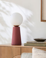 Livabliss Conju CNJ-002 17"H x 8"W x 8"D Table Lighting