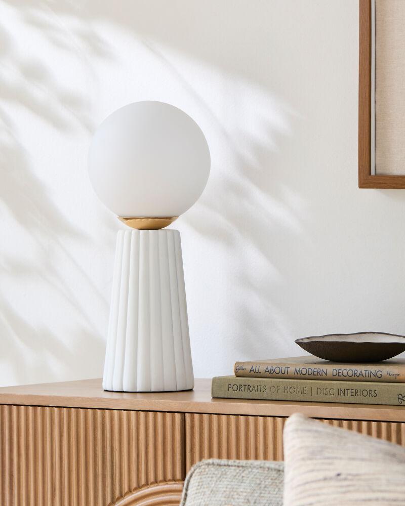 Livabliss Conju CNJ-001 17"H x 8"W x 8"D Table Lighting