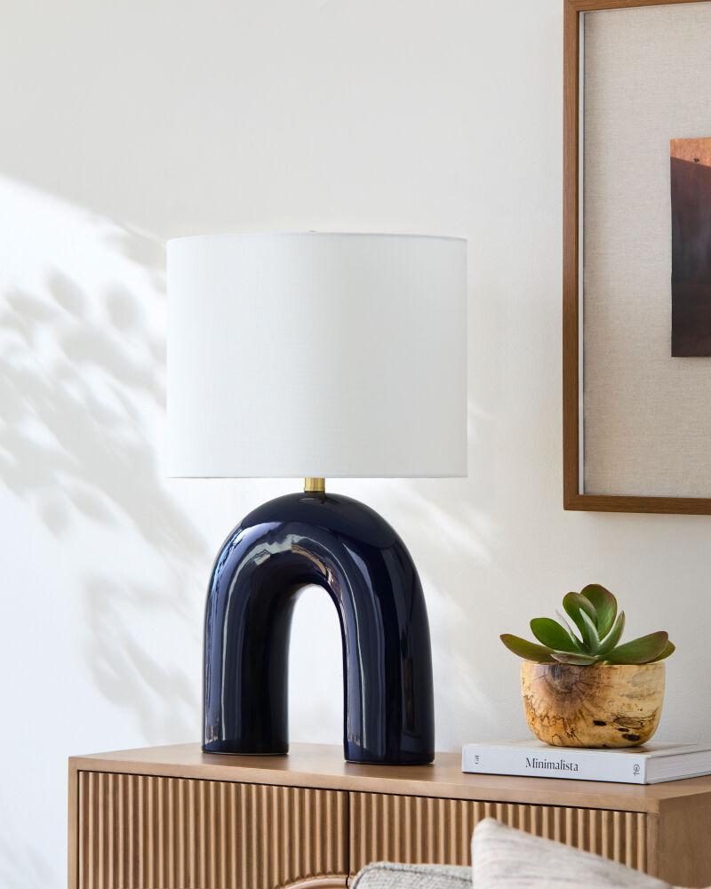 Livabliss Calvert CVE-001 24"H x 15"W x 11"D Table Lighting