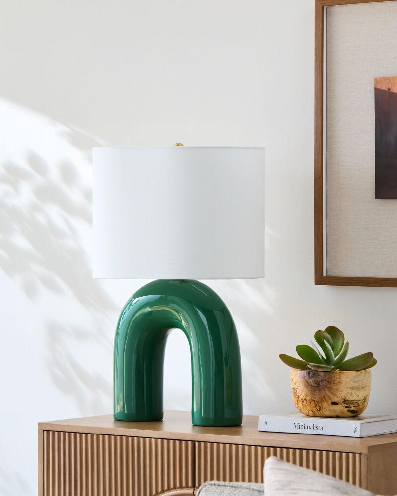 Livabliss Calvert CVE-002 24"H x 15"W x 11"D Table Lighting