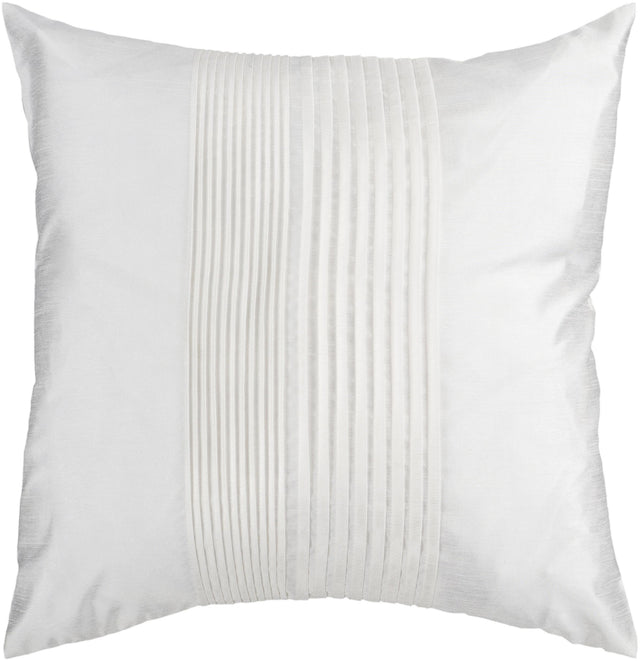 Surya Solid Pleated HH-017 18"H x 18"W Pillow Kit