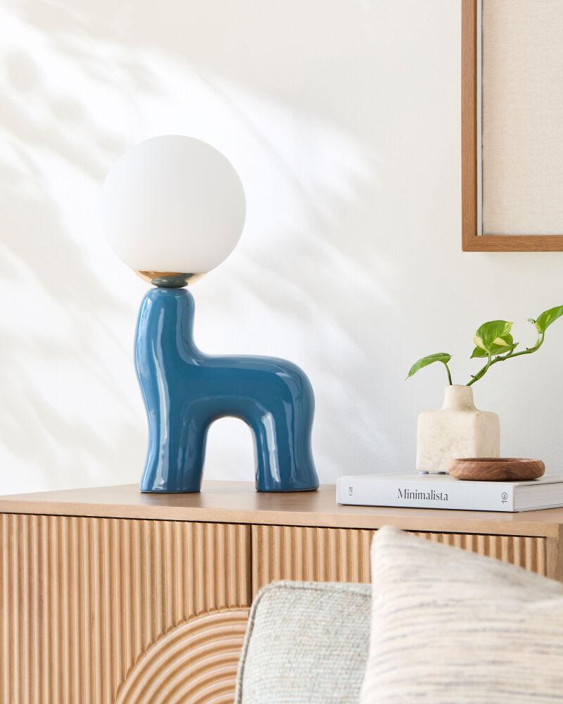 Livabliss Opal OPA-001 17"H x 7"W x 9"D Table Lighting