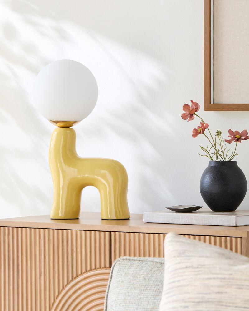 Livabliss Opal OPA-007 17"H x 7"W x 9"D Table Lighting