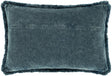 Surya Washed Cotton Velvet WCV-007 14"H x 22"W Pillow Kit