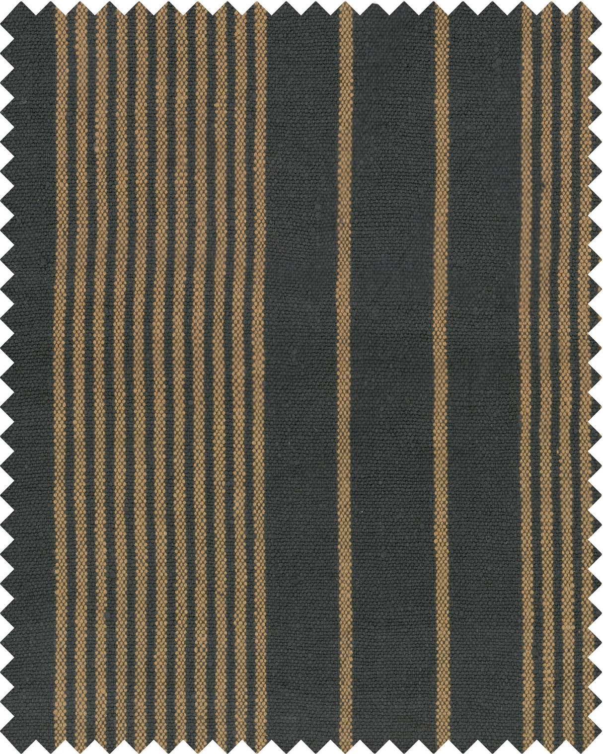 MindTheGap NEWPORT STRIPES Heavy Linen Natural linen Fabric