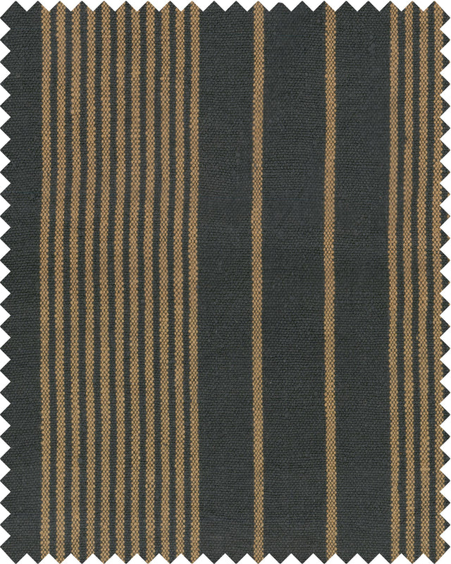 MindTheGap NEWPORT STRIPES Heavy Linen Natural linen Fabric
