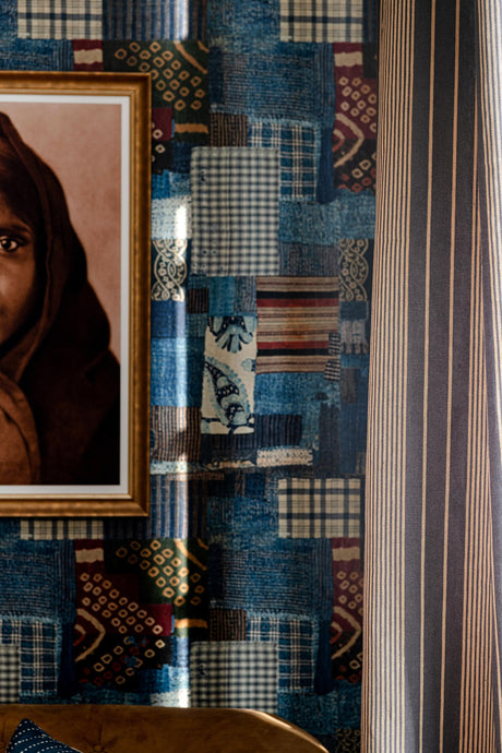 MindTheGap NEWPORT STRIPES Heavy Linen Natural linen Fabric