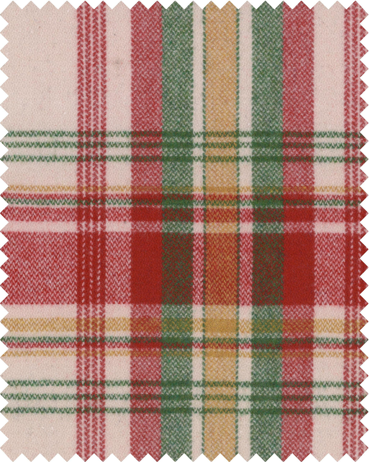 MindTheGap SULLIVAN PLAID Woven Fabric Natural Fabric Fabric