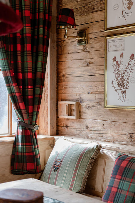 MindTheGap TYROLEAN PLAID Natural Fabric Fabric