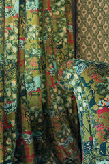 MindTheGap LA BRASSERIA Fern Velvet Fabric