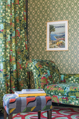 MindTheGap LA BRASSERIA Fern Velvet Fabric