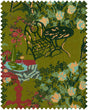 MindTheGap LA BRASSERIA Fern Velvet Fabric