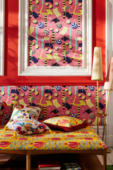 MindTheGap MELAGRANATA Limone Natural Fabric Fabric