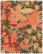 MindTheGap LA BRASSERIA Salmon Velvet Fabric