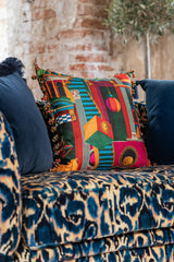 MindTheGap PIAZZA DEGLI ARLECCHINI Natural linen Fabric