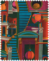 MindTheGap PIAZZA DEGLI ARLECCHINI Natural linen Fabric