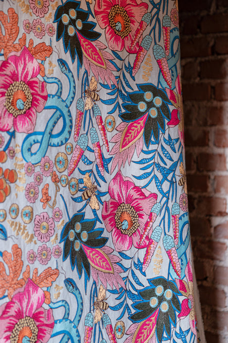 MindTheGap GIARDINO SEGRETO Natural Fabric Fabric