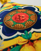 MindTheGap AMALFI Blue Velvet Cushion Cushions Pillow