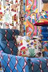MindTheGap CARRETO DEL CIBO Embroidered Cushion Cushions Pillow