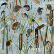 MindTheGap FISHING FLIES Aquamarine THE WETLANDS A story of Danube's Delta Wallpaper