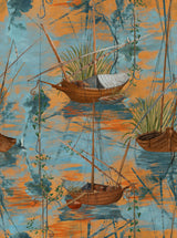 MindTheGap MOORED BOATS Aquarius THE WETLANDS A story of Danube's Delta Wallpaper