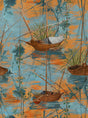 MindTheGap MOORED BOATS Aquarius THE WETLANDS A story of Danube's Delta Wallpaper