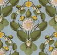 MindTheGap NYMPHAEA Powder Blue THE WETLANDS A story of Danube's Delta Wallpaper