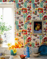 MindTheGap CARRETTO DEL CIBO Taupe LA DOLCE VITA Wallpaper