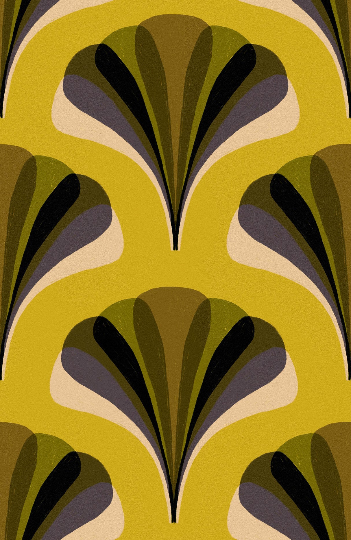 MindTheGap MEZZELUNE Zucca LA DOLCE VITA Wallpaper