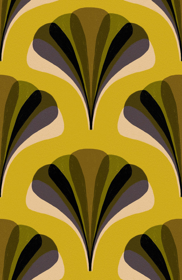 MindTheGap MEZZELUNE Zucca LA DOLCE VITA Wallpaper