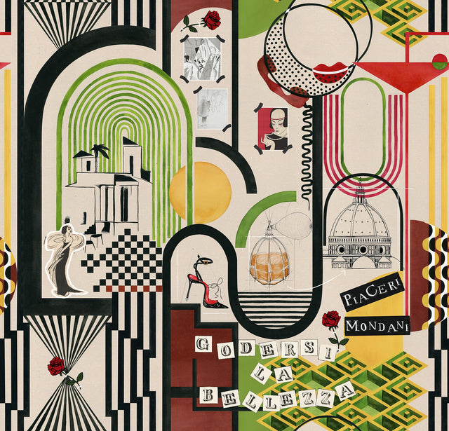 MindTheGap PIACERI MONDANI LA DOLCE VITA Wallpaper