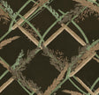 MindTheGap ORNAMENTAL REED Anthracite THE WETLANDS A story of Danube's Delta Wallpaper