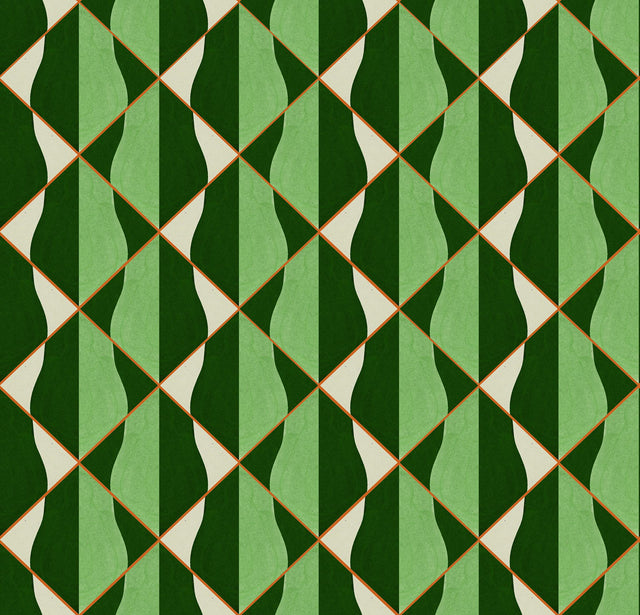MindTheGap ONDE Verde LA DOLCE VITA Wallpaper