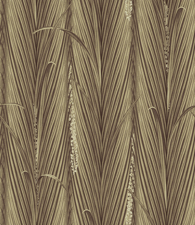 MindTheGap DANUBE FOLIAGE Sepia THE WETLANDS A story of Danube's Delta Wallpaper
