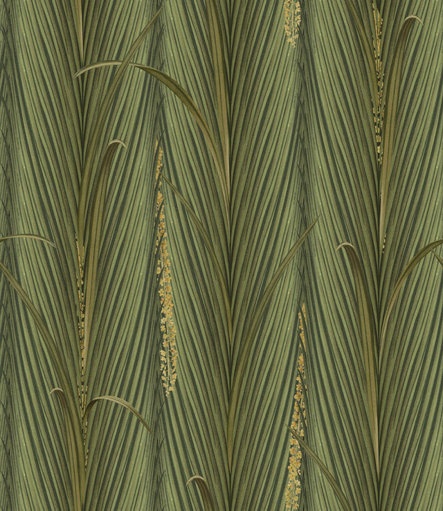 MindTheGap DANUBE FOLIAGE Peridot THE WETLANDS A story of Danube's Delta Wallpaper