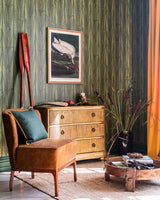 MindTheGap DANUBE FOLIAGE Peridot THE WETLANDS A story of Danube's Delta Wallpaper