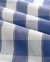 Brunschwig & Fils CLEMENS CHECK BLUE Fabric