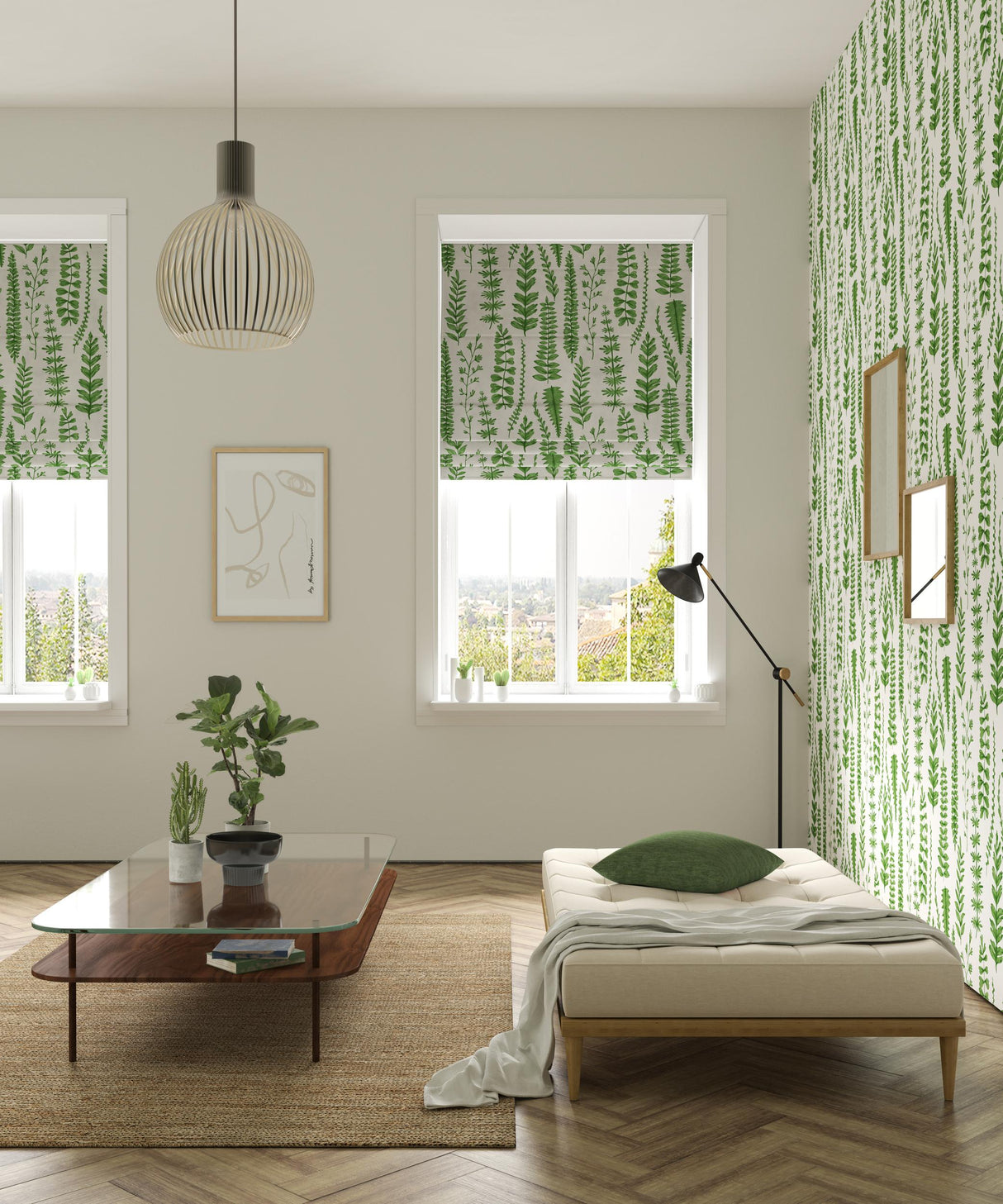 Scion FERNS JUNIPER Fabric