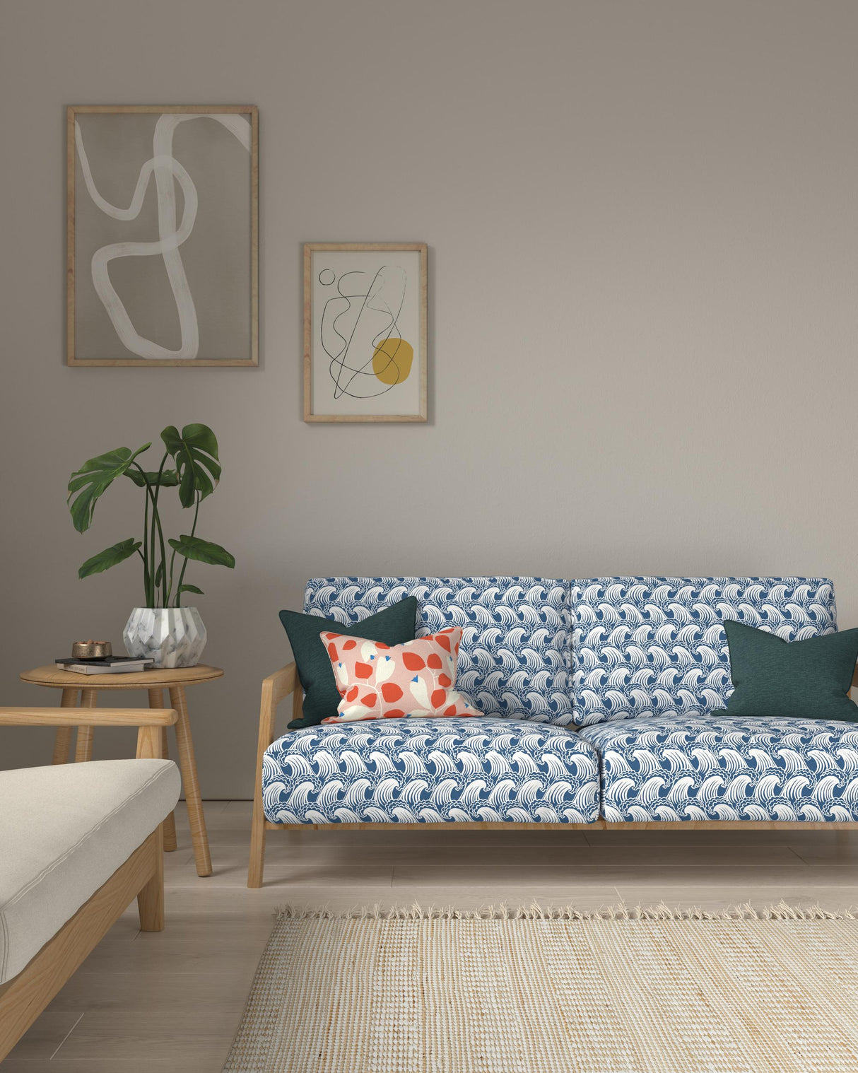 Scion RIDE THE WAVE DENIM Fabric