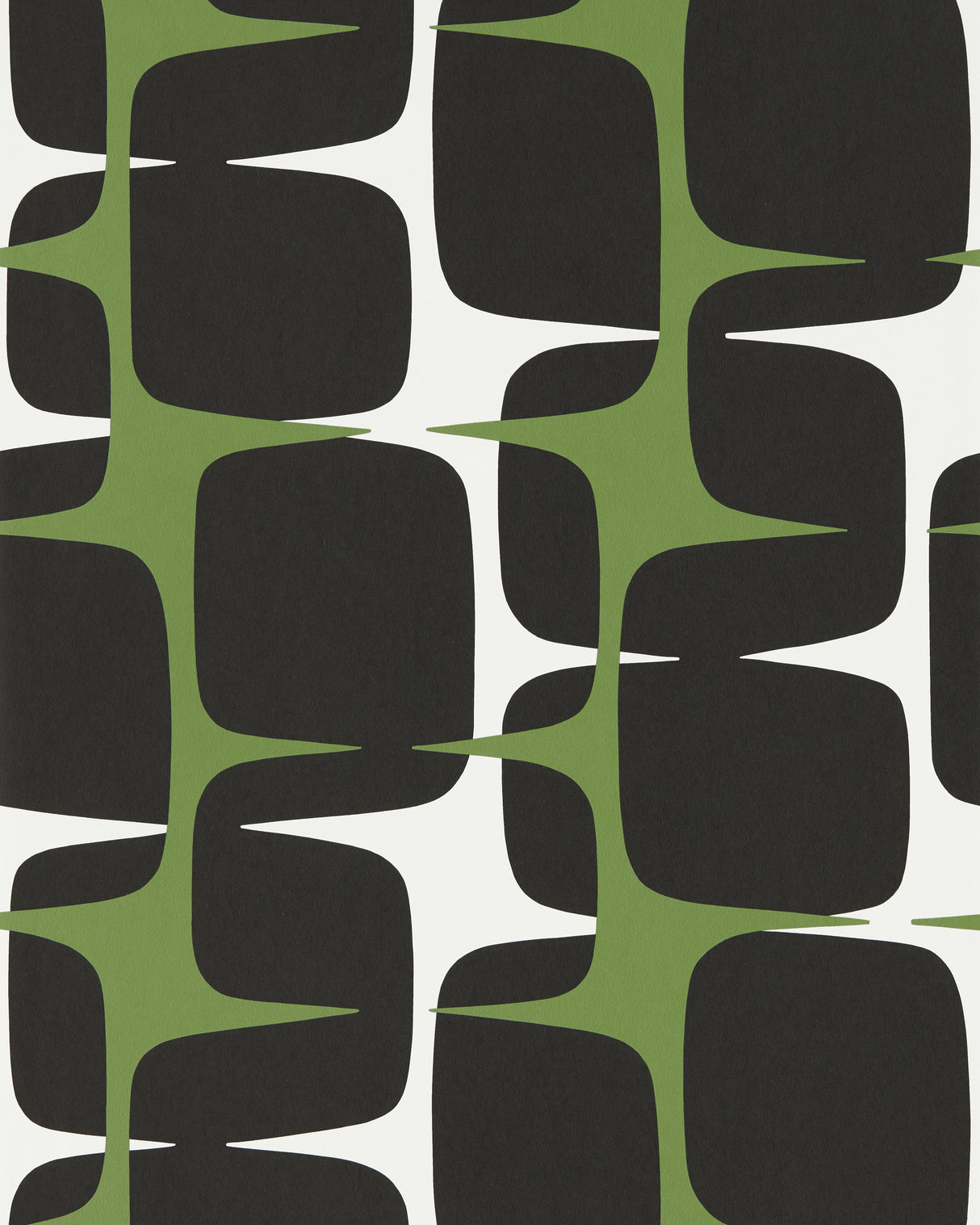 Scion GOING LOHKO JUNIPER/LIQUORICE Wallpaper