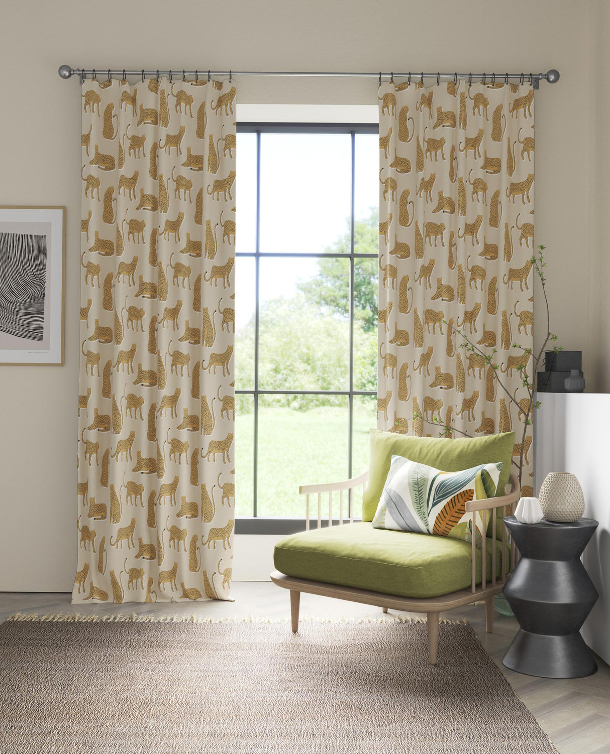 Scion LIONEL GINGER Fabric