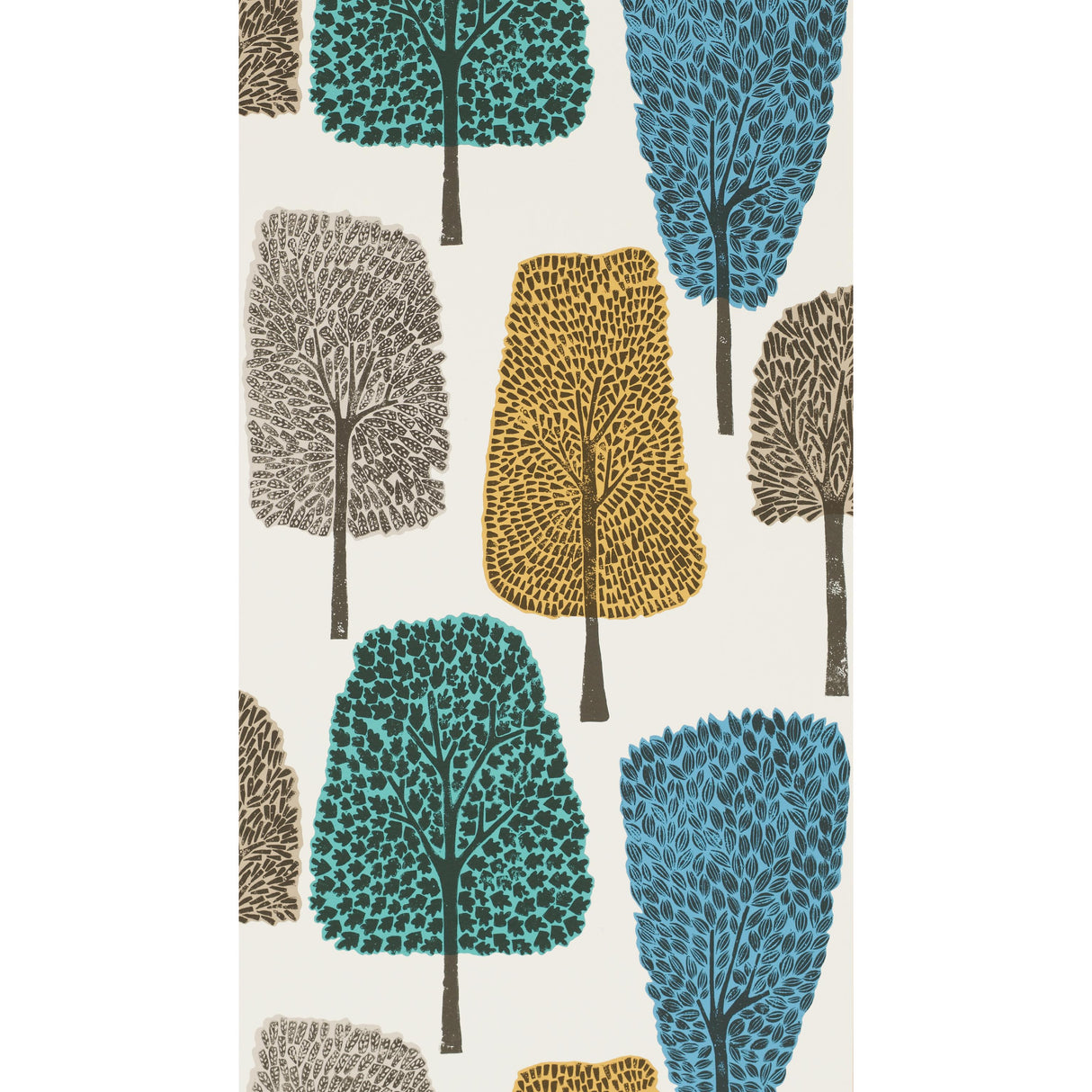 Scion CEDAR ALMOND/COBALT/MIDNIGHT Wallpaper