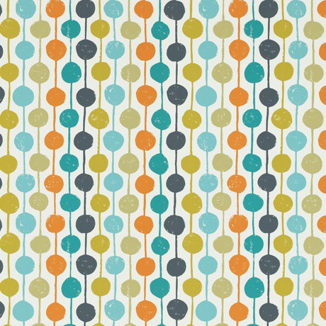 Scion TAIMI WP SULPHUR/TANGERINE/KINGFISHER Wallpaper