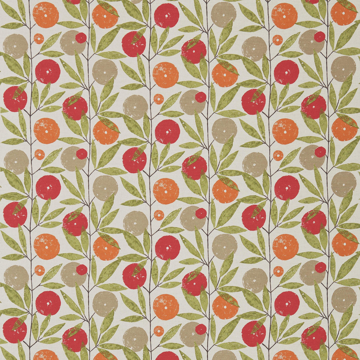 Scion BLOMMA TANGERINE/CHILLI/CITRUS Drapery Fabric