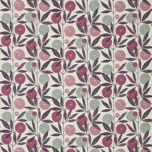 Scion BLOMMA HEATHER/DAMSON/STONE Drapery Fabric